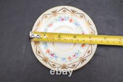 Antique Dresden Gold Gilded Footed Espresso/Demitasse Cup & Saucer