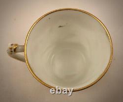 Antique Eugene Clauss Demitasse Cup & Saucer, Lily of the Valley