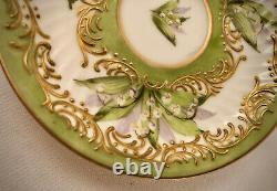 Antique Eugene Clauss Demitasse Cup & Saucer, Lily of the Valley