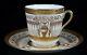 Antique Gorgeous Cauldon For Tiffany English Demitasse Cup & Saucer V1472 -set A