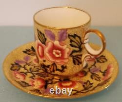 Antique Harvey Adams & Co. Demitasse Cup & Saucer Set