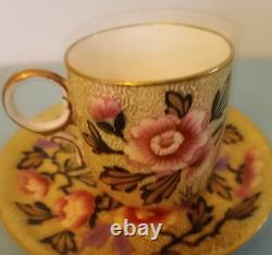 Antique Harvey Adams & Co. Demitasse Cup & Saucer Set