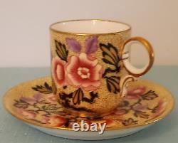 Antique Harvey Adams & Co. Demitasse Cup & Saucer Set