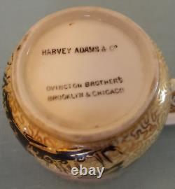 Antique Harvey Adams & Co. Demitasse Cup & Saucer Set