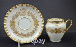 Antique Haviland & Co. Limoges Demitasse Cup & Saucer