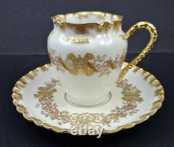 Antique Haviland & Co. Limoges Demitasse Cup & Saucer