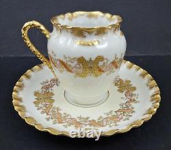 Antique Haviland & Co. Limoges Demitasse Cup & Saucer