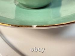 Antique Haviland Limoges Butterfly Handle Demitasse Cup Saucer Lot 3 H&Co 1880s