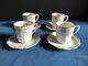 Antique Haviland Limoges Demitasse Cups And Saucers Early 1900s Set Of 4
