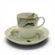 Antique Haviland Tyndale Mitchell Meadow Visitor Butterfly Demitasse Cup Saucer