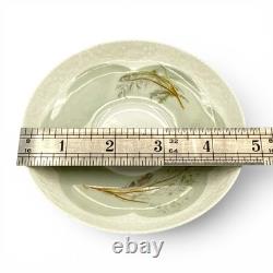 Antique Haviland Tyndale Mitchell Meadow Visitor Butterfly Demitasse Cup Saucer