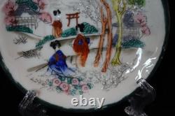 Antique Japanese Chocolate Coffee Pot 2 Demitasse Cups & Saucers 2 Shakers