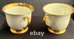 Antique KPM Porcelain Demitasse Cup and Saucer Hand Painted Prob Pre-1847
