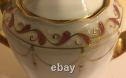 Antique KPM Rubens Porcelain Teapot Creamer Sugar Demitasse Cups And Saucers