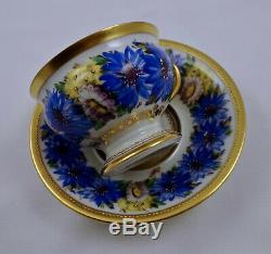 Antique Lamm Dresden Demitasse Cup & Saucer