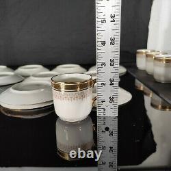 Antique Limoges France B & C (L Bernardaud &Co) Demitasse Cup & Saucers 26 pcs