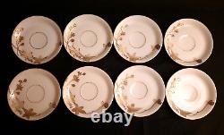 Antique Limoges Klingenberg 8 Sets Of HP Demitasse Cups And Saucers