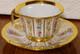 Antique Meissen Demitasse Floral Gold Cup & Saucer Set