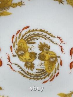Antique Meissen Yellow Dragon (Red Dot) Demitasse Cup & Saucer