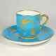 Antique Minton Aesthetic Cup & Saucer Demitasse English Japanese Royal Worcester