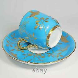 Antique Minton Aesthetic cup & saucer demitasse English Japanese Royal Worcester