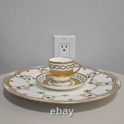 Antique Minton Demitasse Cup&Saucer, Heavy Gilt