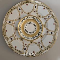 Antique Minton Demitasse Cup&Saucer, Heavy Gilt