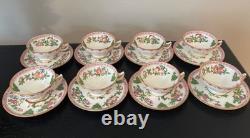 Antique Mintons England Bailey Banks & Biddle Demitasse Cup and Saucers Set of 8