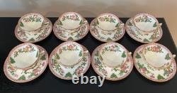 Antique Mintons England Bailey Banks & Biddle Demitasse Cup and Saucers Set of 8