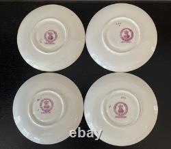 Antique Mintons England Bailey Banks & Biddle Demitasse Cup and Saucers Set of 8