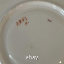 Antique Mintons England Bailey Banks & Biddle Demitasse Cup and Saucers Set of 8