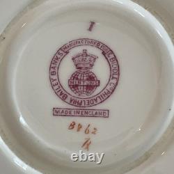 Antique Mintons England Bailey Banks & Biddle Demitasse Cup and Saucers Set of 8