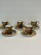 Antique Noritake Japan 1918 Tree In The Meadow Floral 5 Demitasse Cups, Saucers