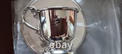 Antique Ovington Bros 8 Demitasse Sterling Cups, Saucers &Lenox Liners Very RARE