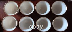 Antique Ovington Bros 8 Demitasse Sterling Cups, Saucers &Lenox Liners Very RARE