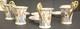 Antique Ovington Bros Austria Hand Painted Demitasse Cup & Saucer Set
