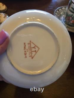 Antique Qianlong Famille Rose Demitasse Cups And Saucers Set Of 8