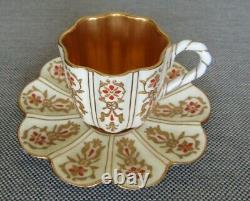 Antique Rare Coalport Davis Collamore Limited Edition Demitasse Cup And Saucer