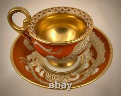 Antique Rosenthal Demitasse Cup & Saucer, Chinese Dragons