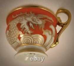 Antique Rosenthal Demitasse Cup & Saucer, Chinese Dragons