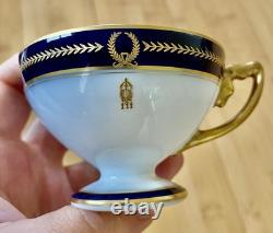 Antique Rosenthal Porcelain Demitasse Cups & Saucers Set For 12 Art Deco