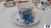 Antique Royal Copenhagen Blue Flower Demitasse Cup Saucer