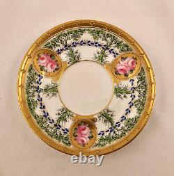 Antique Royal Crown Derby Demitasse Cup & Saucer, Made for Tiffany