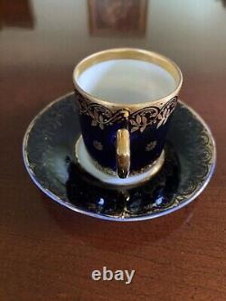 Antique Royal Vienna Demitasse Cup And Saucer