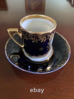 Antique Royal Vienna Demitasse Cup And Saucer