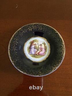 Antique Royal Vienna Demitasse Cup And Saucer