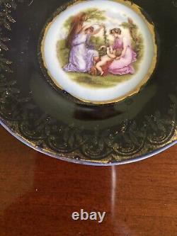 Antique Royal Vienna Demitasse Cup And Saucer