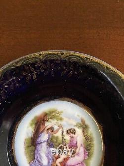 Antique Royal Vienna Demitasse Cup And Saucer