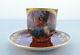 Antique Royal Vienna Demitasse Cup And Saucer Handpainted Cherub Signed Rare