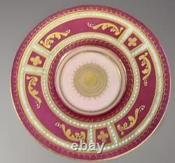 Antique Royal Vienna Demitasse cup and saucer Jeweled